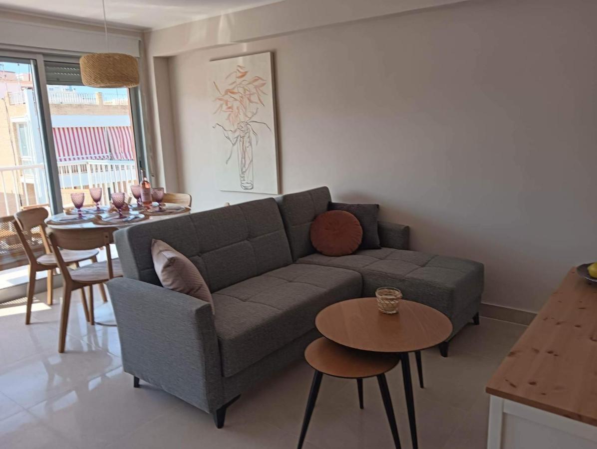 Apartamento Alejandro Gandia Playa Con Vistas Al Mar, Parking! Playa de Gandia Bagian luar foto